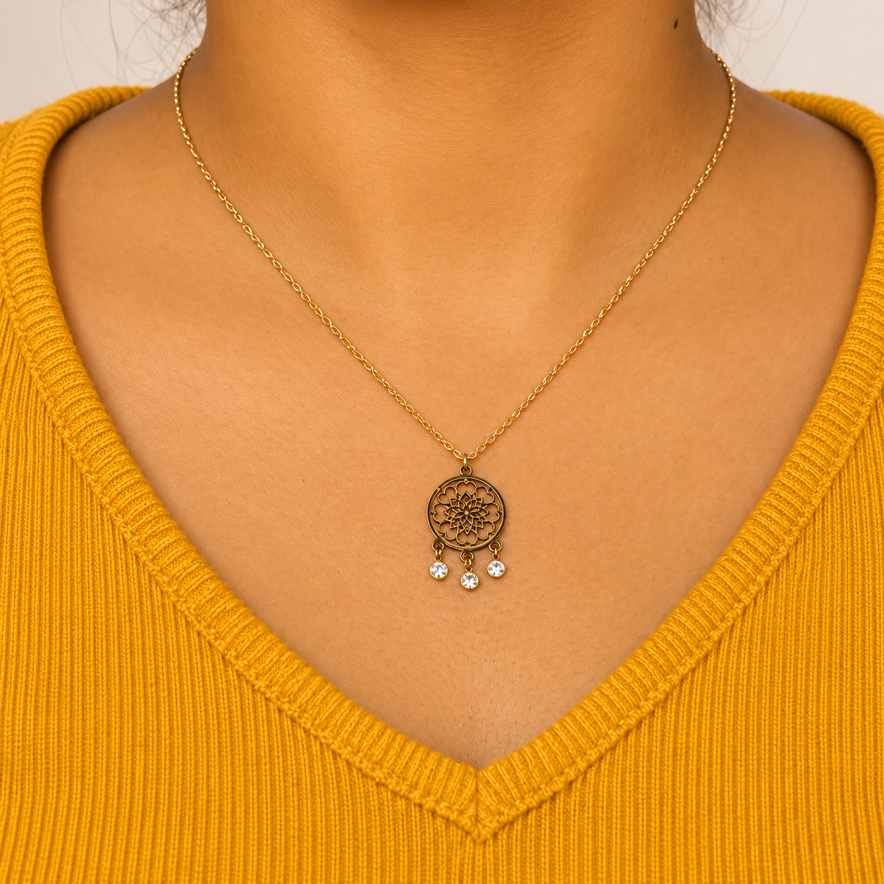 NL53_Mandala Dreamcatcher Chain