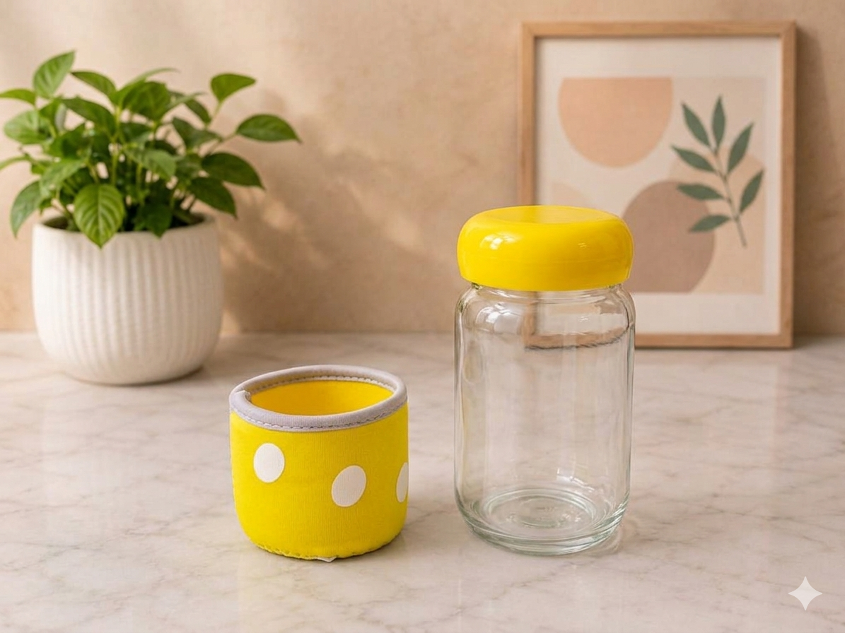 Mushroom cover bottle