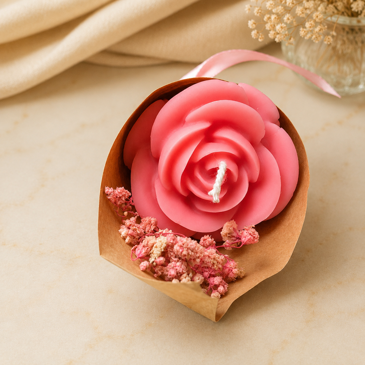 Rose Bouquet Candle