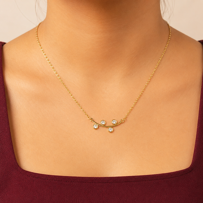 NL71_Stone Branch Smile Chain