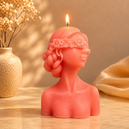 Sculpted Bust Candle