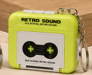 Tape Recorder Keychain