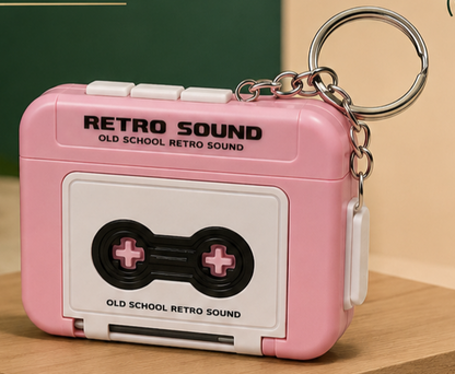 Tape Recorder Keychain