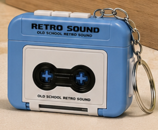 Tape Recorder Keychain