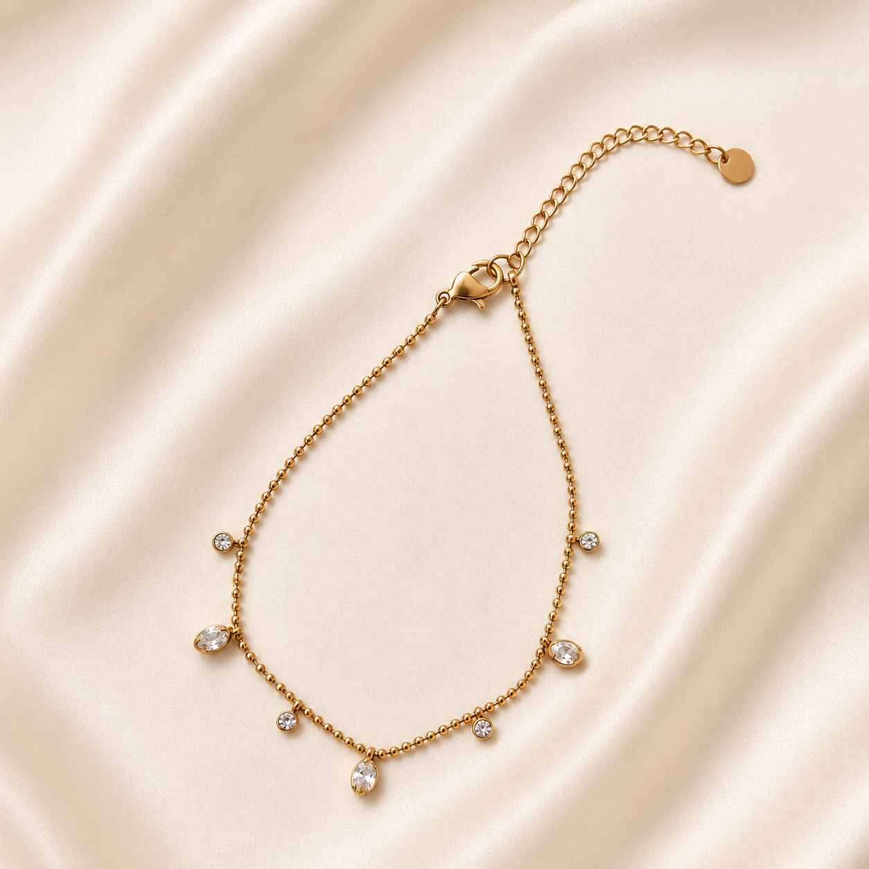 AL144_Stardust Droplet Anklet