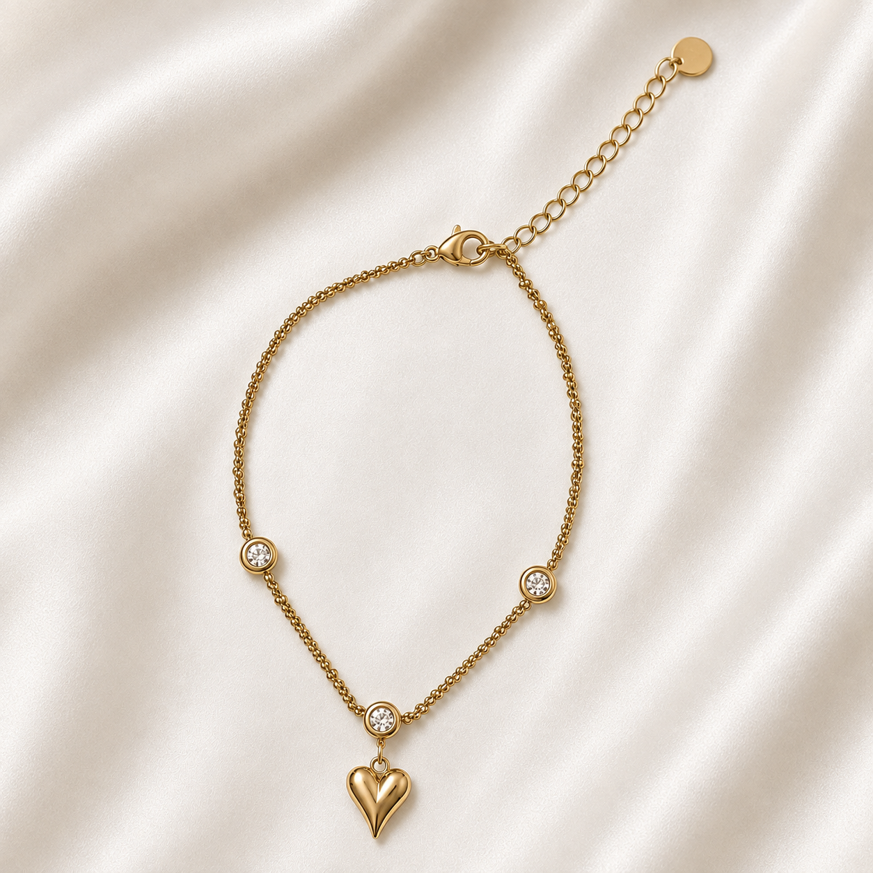 AL143_Crystal Heart Station Anklet