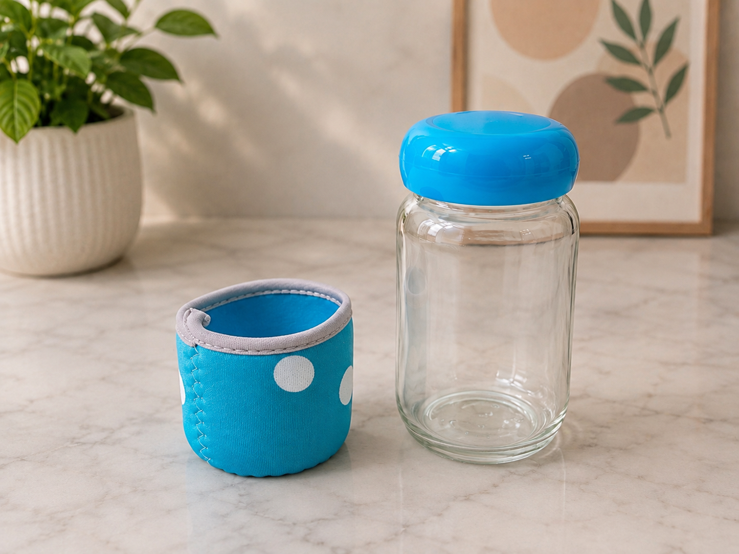 Mushroom cover bottle