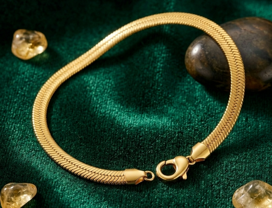 BL115_Gilded Ridge Gold Bracelet